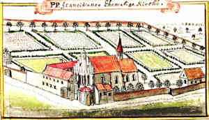 PP. Franciscaner Ehemalige Kirche - Koci pofranciszkaski, widok z lotu ptaka